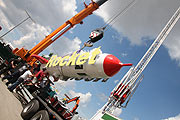 Die Rocket ging in die Luft (&copy;Foto: Martin Schmitz)